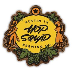 Custom Shaped 3/8 Hardboard Wooden Sign 15"x24"