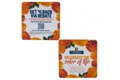 Square Grain Paper Coasters