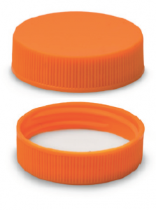 Orange Plastic Cap, Paper Liner
