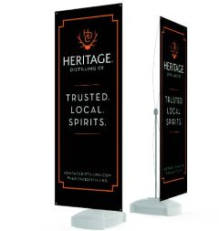 Outdoor Retractable Banner